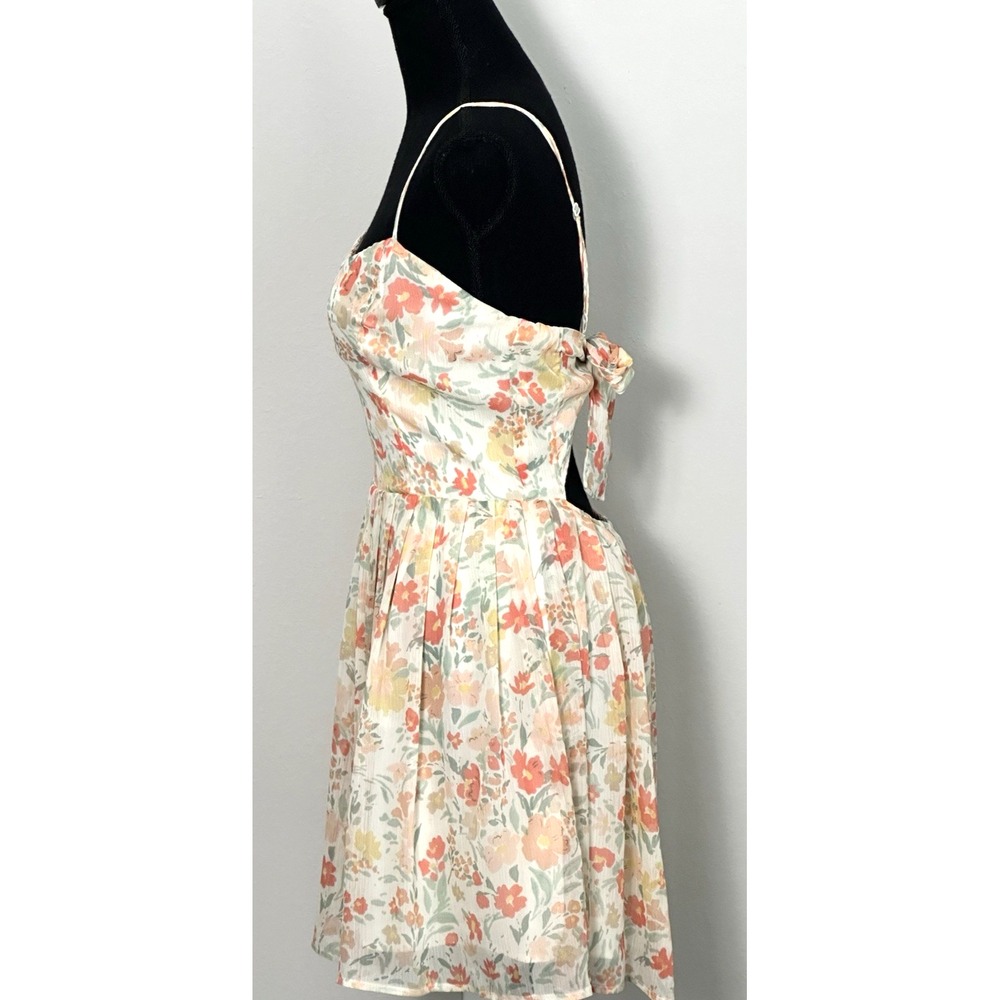 JACK Women's Floral Cut Out Back Sundress Spaghetti Strap Size (4)‎ - Picture 5 of 16